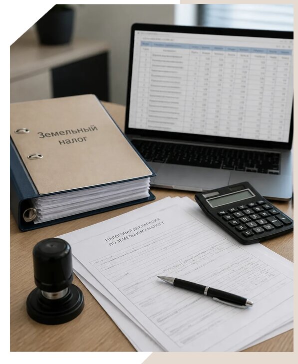 Декларация по земельному налогу в Юбилейном по цене от 4636 р. | Консалтинг1-Юбл